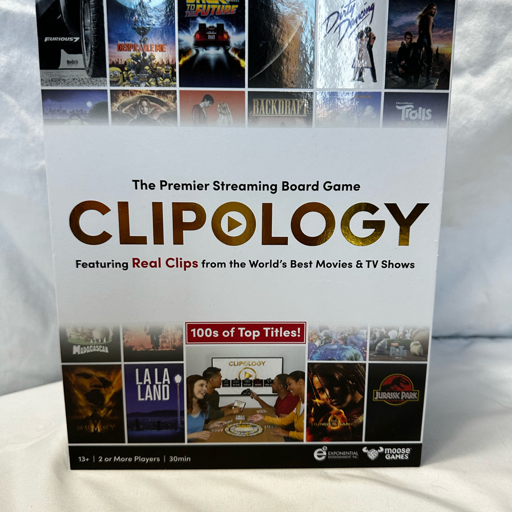 Clipology The Premier Streaming Board  Game by Moose Games